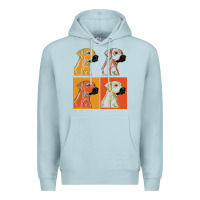 Blue Mist rhodesian ridgeback t  shirt rhodesian ridgeback dog gift idea t  shir Premium Hoodie - linhVisuals