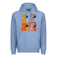 Colony Blue rhodesian ridgeback t  shirt rhodesian ridgeback dog gift idea t  shir Premium Hoodie - linhVisuals