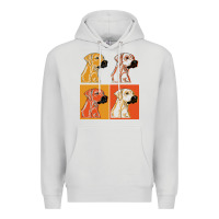 Dove Grey rhodesian ridgeback t  shirt rhodesian ridgeback dog gift idea t  shir Premium Hoodie - linhVisuals