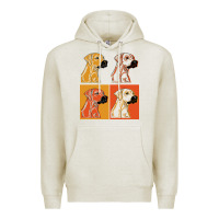 Oatmeal Heather rhodesian ridgeback t  shirt rhodesian ridgeback dog gift idea t  shir Premium Hoodie - linhVisuals