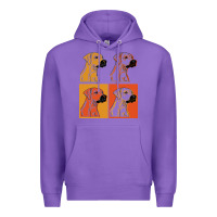 Purple rhodesian ridgeback t  shirt rhodesian ridgeback dog gift idea t  shir Premium Hoodie - linhVisuals