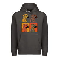 Smoke rhodesian ridgeback t  shirt rhodesian ridgeback dog gift idea t  shir Premium Hoodie - linhVisuals
