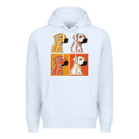 White rhodesian ridgeback t  shirt rhodesian ridgeback dog gift idea t  shir Premium Hoodie - linhVisuals