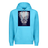 Ocean Blue #tiga tche3 alex wajah pada grey satu kepala 10.000 yang days bermahko Premium Hoodie - linhVisuals