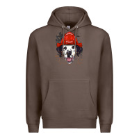Coffee dalmatian firefighter dalmatian dog lover Premium Hoodie - linhVisuals
