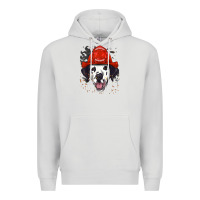 Dove Grey dalmatian firefighter dalmatian dog lover Premium Hoodie - linhVisuals