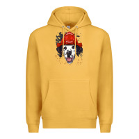 Mustard dalmatian firefighter dalmatian dog lover Premium Hoodie - linhVisuals