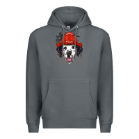 Rock dalmatian firefighter dalmatian dog lover Premium Hoodie - linhVisuals