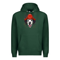 Sports Green dalmatian firefighter dalmatian dog lover Premium Hoodie - linhVisuals