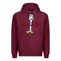 Burgundy forky Premium Hoodie - linhVisuals