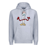 Heather Grey forky Premium Hoodie - linhVisuals