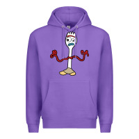 Purple forky Premium Hoodie - linhVisuals
