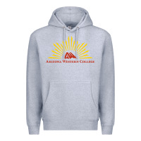 Heather Grey arizona western college Premium Hoodie - linhVisuals
