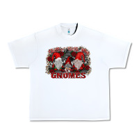 White chillin with my gnomies Urban Heavy Tee - SublimationCraftShop