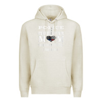 Oatmeal Heather police & firefighter mom, i raised mine fireman mothers day Premium Hoodie - linhVisuals