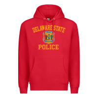 Red delaware state police Premium Hoodie - linhVisuals