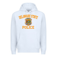 White delaware state police Premium Hoodie - linhVisuals