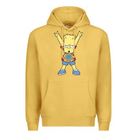 Antique Gold groovy bart Premium Hoodie - linhVisuals
