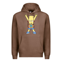 Chestnut groovy bart Premium Hoodie - linhVisuals