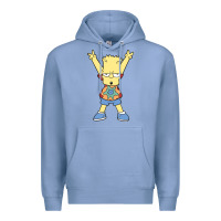 Colony Blue groovy bart Premium Hoodie - linhVisuals