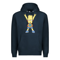 Navy groovy bart Premium Hoodie - linhVisuals