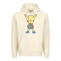 Sandshell groovy bart Premium Hoodie - linhVisuals