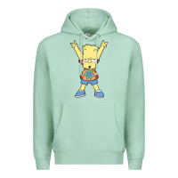 Seafoam groovy bart Premium Hoodie - linhVisuals