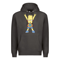 Smoke groovy bart Premium Hoodie - linhVisuals