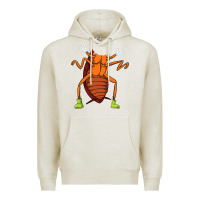 Oatmeal Heather cool easy cockroach insect halloween Premium Hoodie - linhVisuals