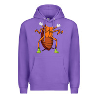 Purple cool easy cockroach insect halloween Premium Hoodie - linhVisuals