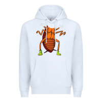 White cool easy cockroach insect halloween Premium Hoodie - linhVisuals