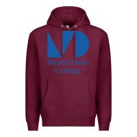 Burgundy miami dade college Premium Hoodie - linhVisuals