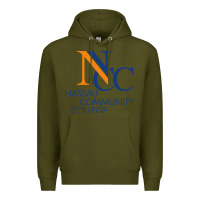 Army Green nassau community college Premium Hoodie - linhVisuals