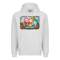 Dove Grey easter egg background Premium Hoodie - BarkalooDesign