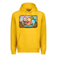 Lemon easter egg background Premium Hoodie - BarkalooDesign