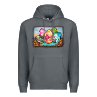 Rock easter egg background Premium Hoodie - BarkalooDesign