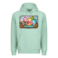 Seafoam easter egg background Premium Hoodie - BarkalooDesign