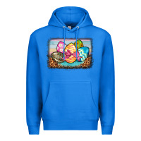 True Royal easter egg background Premium Hoodie - BarkalooDesign