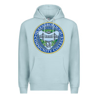 Blue Mist queensborough community college Premium Hoodie - linhVisuals