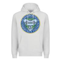 Dove Grey queensborough community college Premium Hoodie - linhVisuals