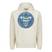 Oatmeal Heather queensborough community college Premium Hoodie - linhVisuals