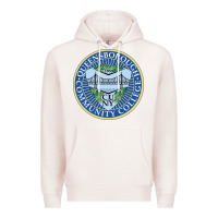 Pale Pink queensborough community college Premium Hoodie - linhVisuals