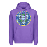 Purple queensborough community college Premium Hoodie - linhVisuals
