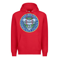 Red queensborough community college Premium Hoodie - linhVisuals