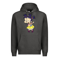 Charcoal Heather kimi finster rugrats Premium Hoodie - linhVisuals