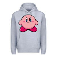 Heather Grey kirby Premium Hoodie - linhVisuals