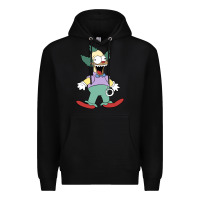 Black krusty Premium Hoodie - linhVisuals