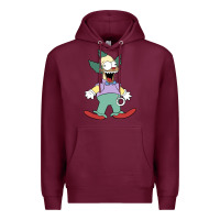 Burgundy krusty Premium Hoodie - linhVisuals