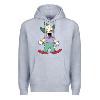 Heather Grey krusty Premium Hoodie - linhVisuals
