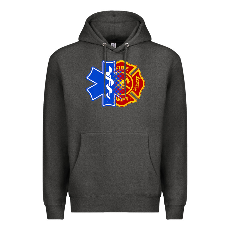 Emt Firefighter Ems Fire First Responder Premium Premium Hoodie by linhVisuals | Teevron
